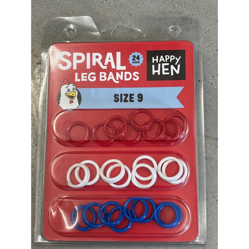 Spiral Leg Bands, Size 9