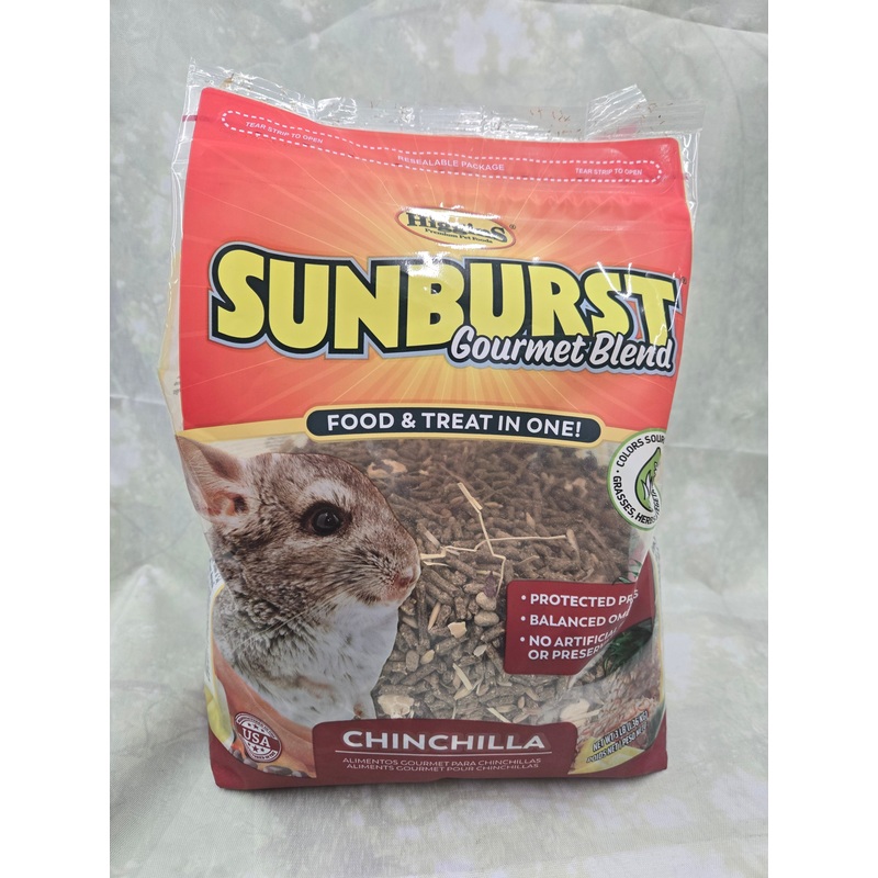 Sunburst Chinchilla Food, 3 lb