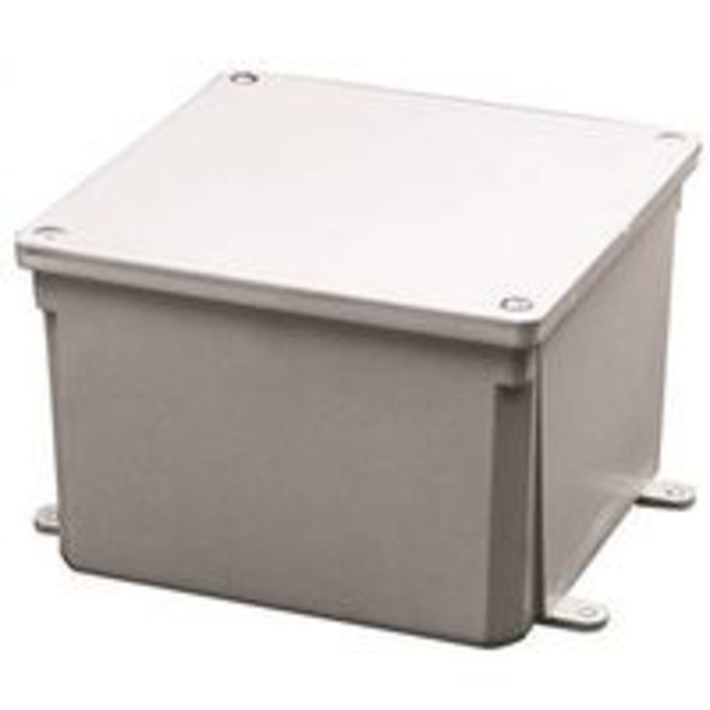 6 x 6 x 4 PVC Junction Box (1.21 lbs)