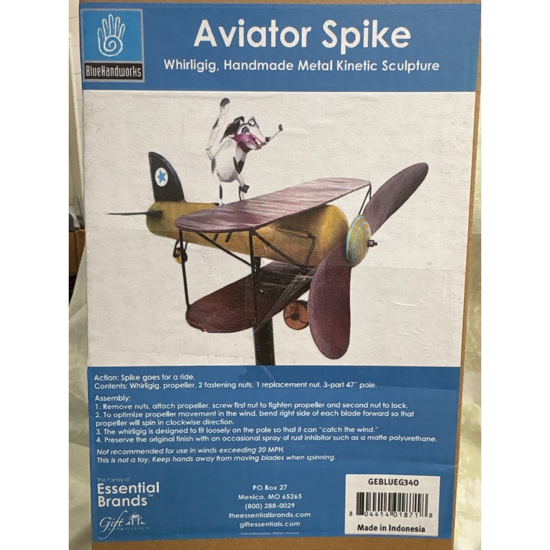 Aviator Spike Whirligig Bird Feeder