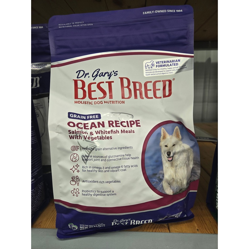 Best Breed 4# Grain-Free Ocean Recipe Dog Food (4 lbs)
