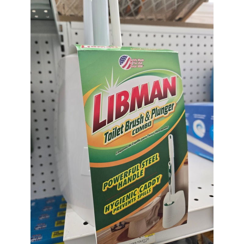 Brush and Plunger Toilet Cleaning Set