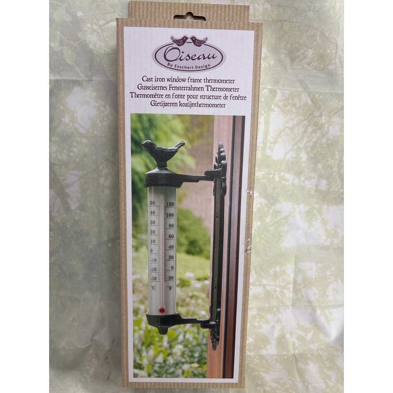 Cast Iron Bird Thermometer