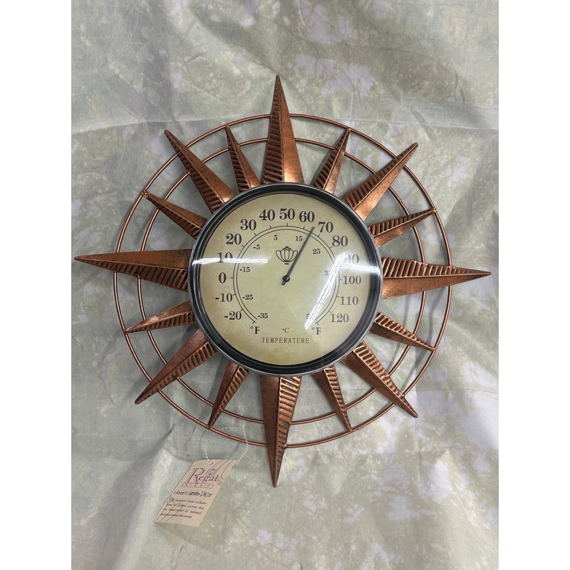 Compass Thermometer for Wild Birds