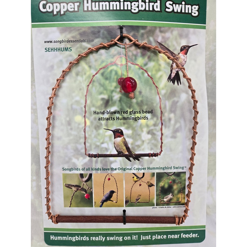 Copper HB Swing Feeder for Wild Birds