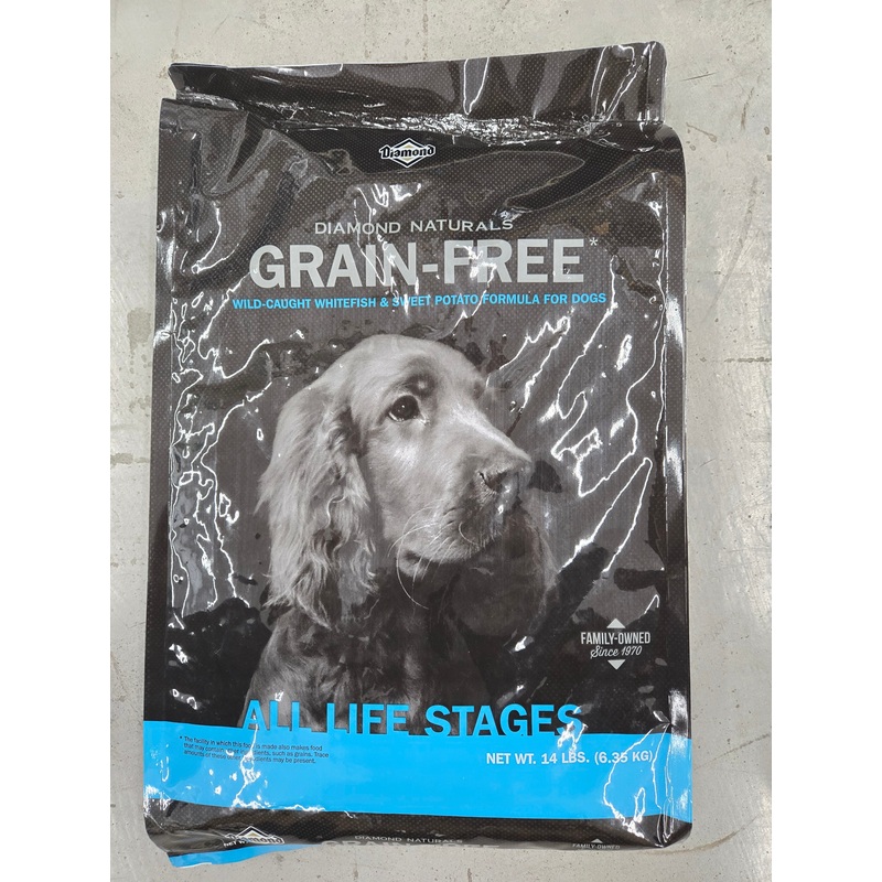 DIAMOND 14# GRAIN-FREE FISH & SWEET POTATO DOG FOOD (14 lbs)