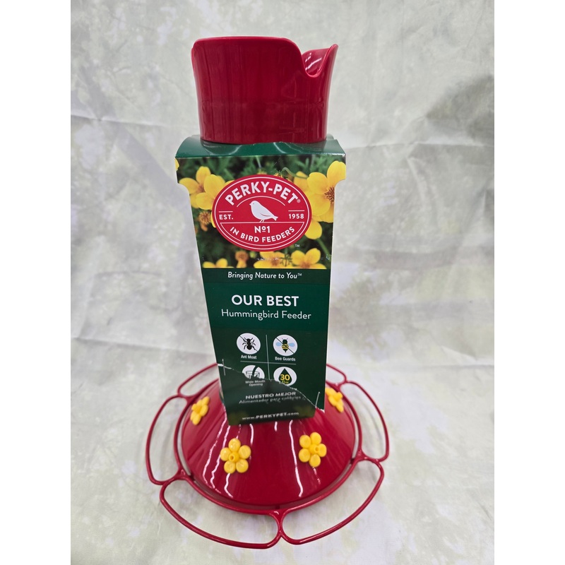 Feeder Hbird Glass Red 30