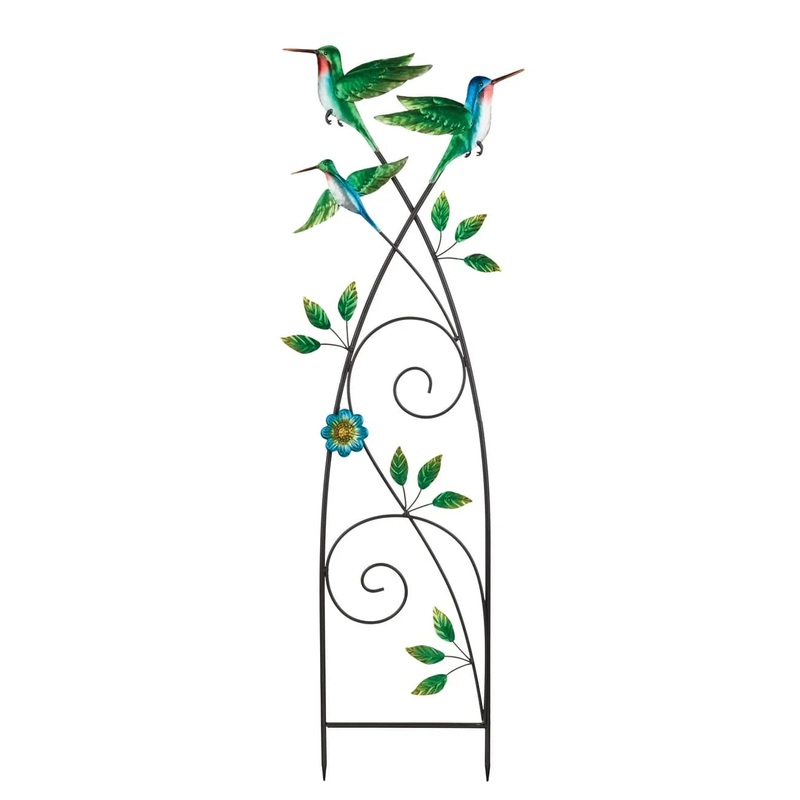 Hummingbird Trellis Stake for Bird Feeders