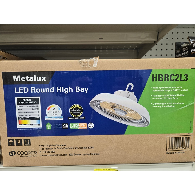 Light Flashmount LED White 400W
