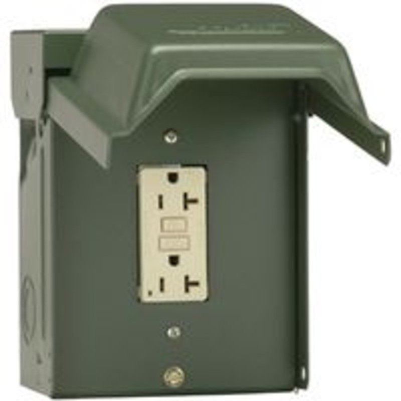 Power Outlet Backyard 1-GFI
