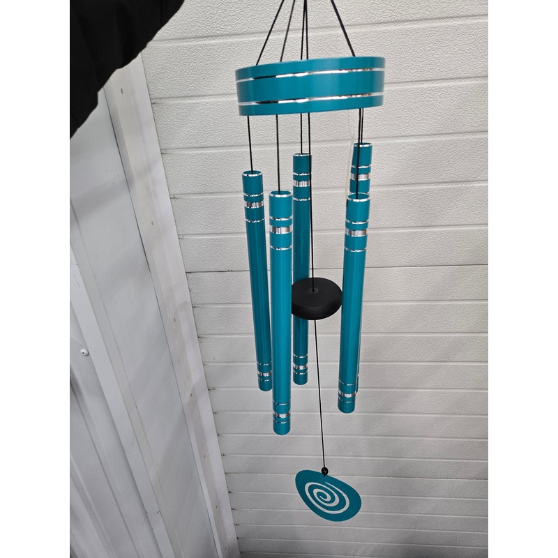 Teal Spiral Chime – 36