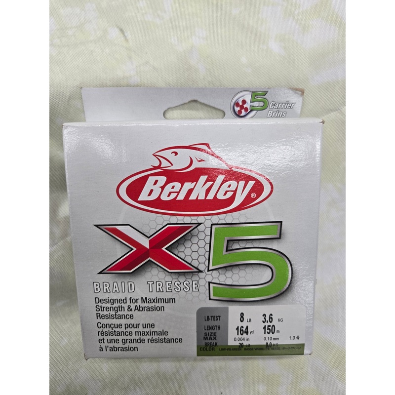 Berkley X5 Braid Fishing Line