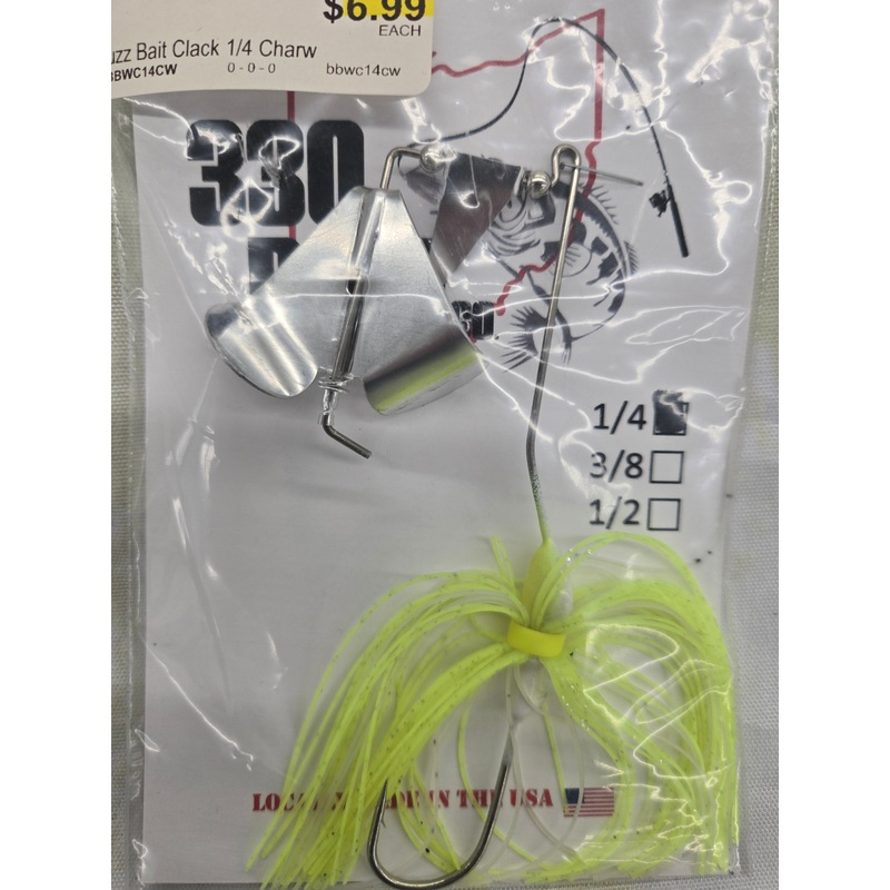 Buzz Bait Clack 1/4 oz. Chartruse