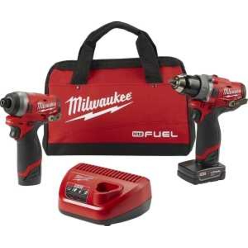 Milwaukee 1/2 HMR Drill & 1/4 Impact Kit