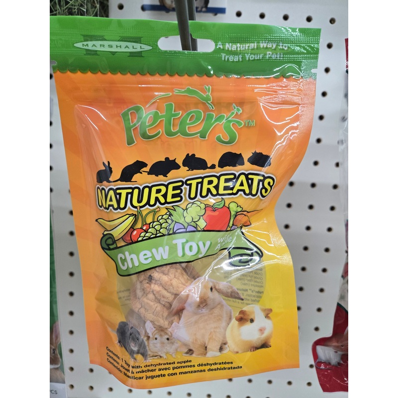Peters Chew Toy with Apple for Small Animals