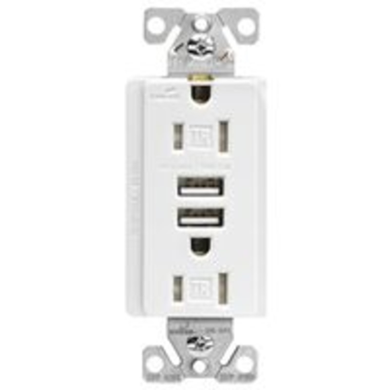 Receptacle Tamper-Resistant USB Charger