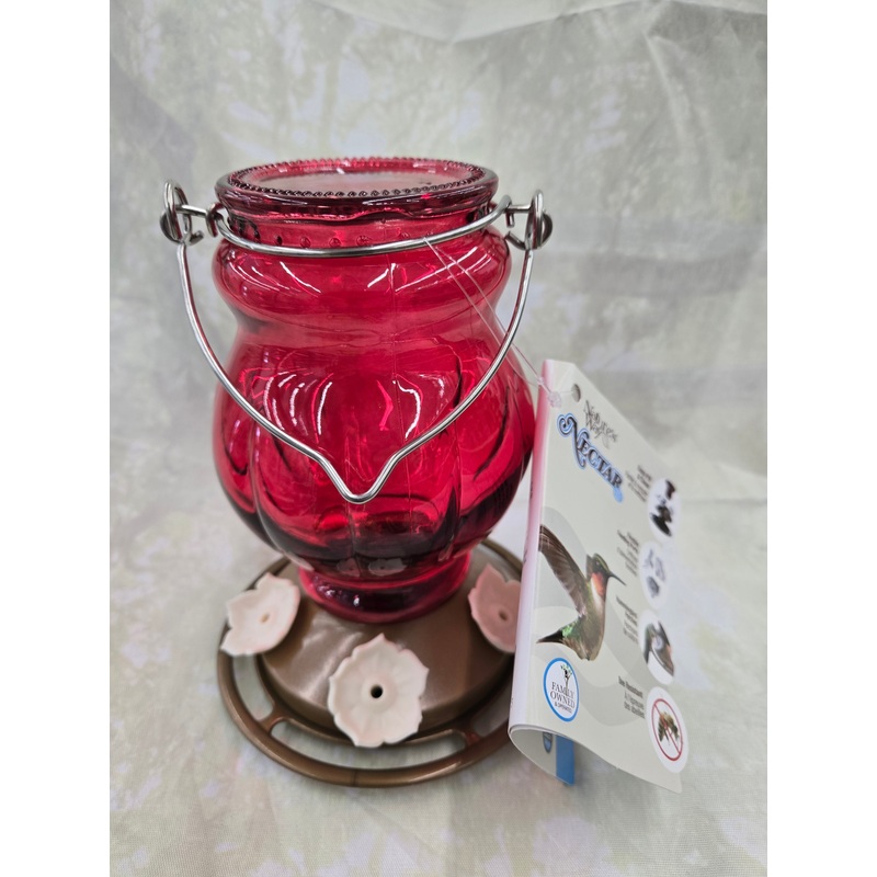 Ruby Visions Hummingbird Feeder