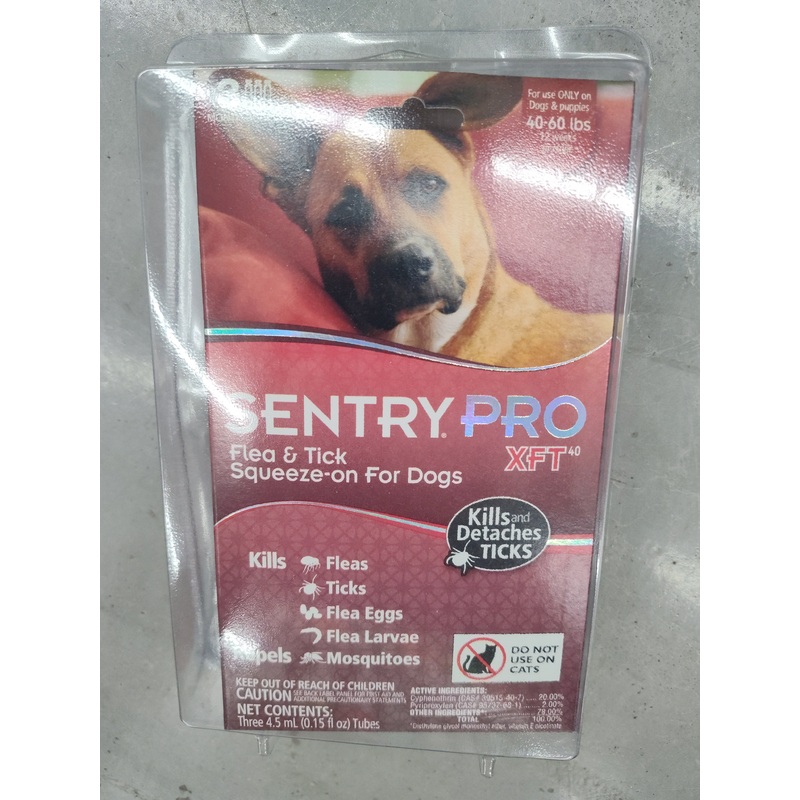 SentryPro Flea and Tick Treatment for Dogs 40-60 lbs