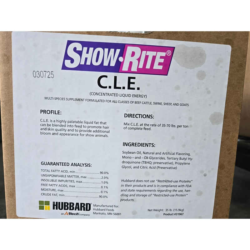 Show-Rite Clear Oil (35 lbs)