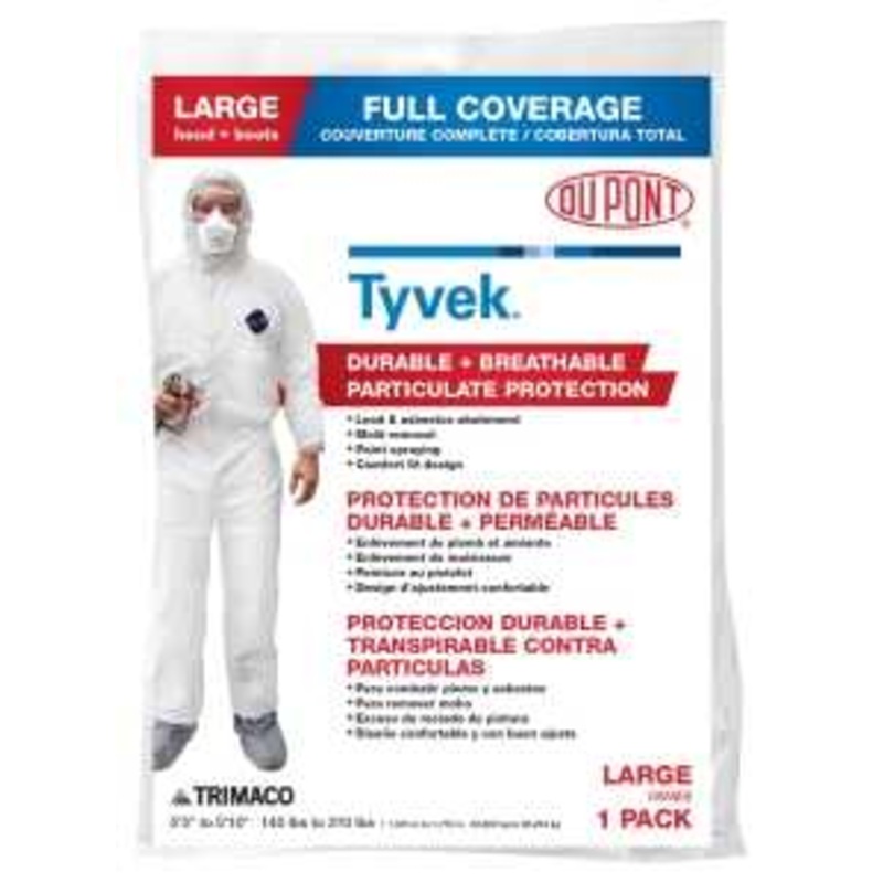 Tyvek White Coverall Paint Suit