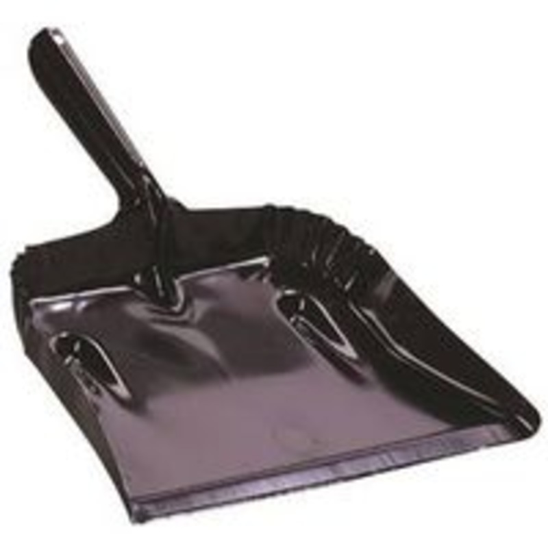 16 Black Metal Dust Pan (2.4 lbs)