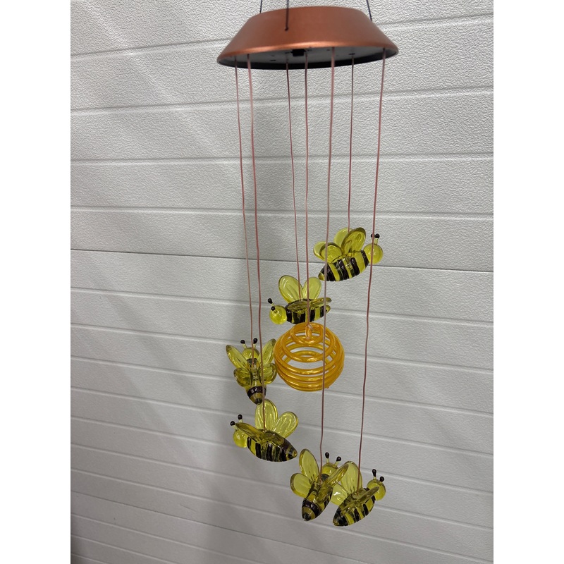 Bee Garden Solar Wind Chime