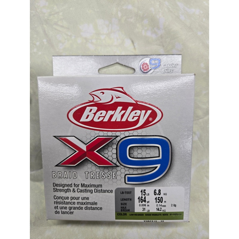 Berkley X9 Braid Fishing Line