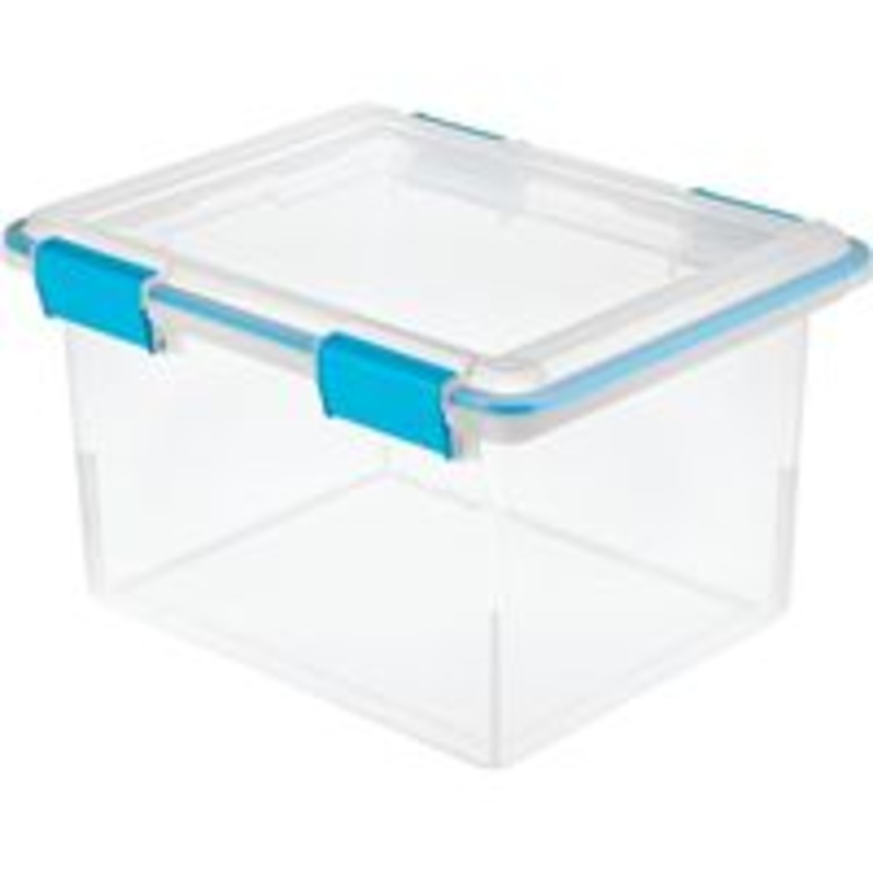 Box Gasket Blue Aquarium Storage Organizer