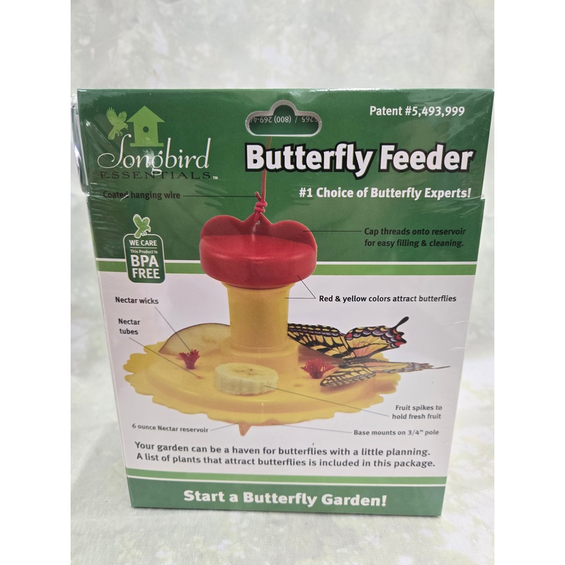 Butterfly Feeder with Nectar