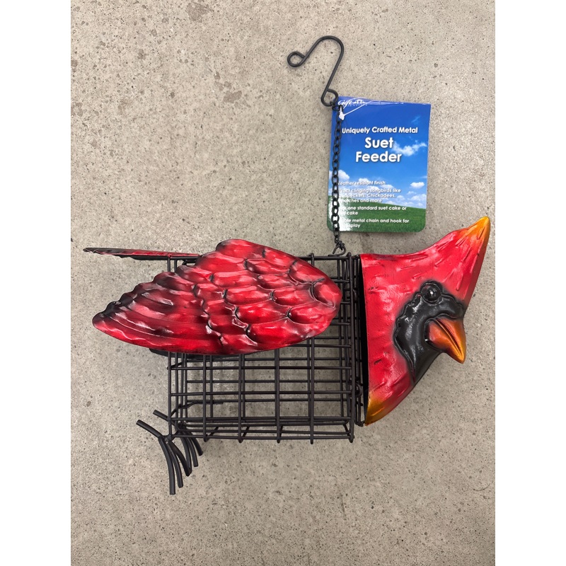 Cardinal Suet Feeder