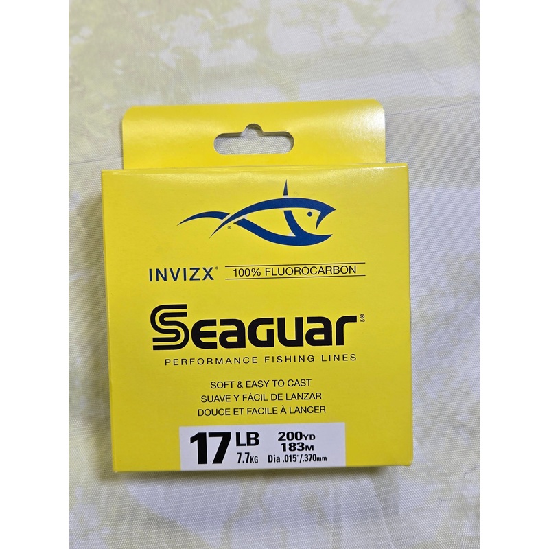 INVIZX Fishing Line – 100% Fluorocarbon, 200 Yards, Clear