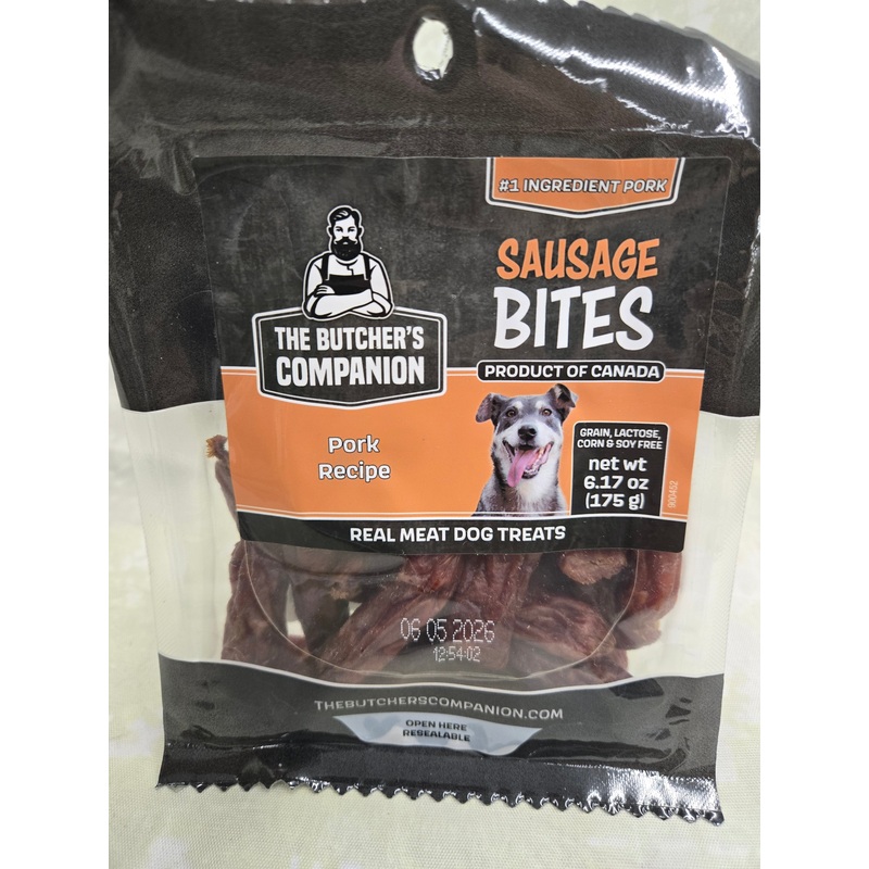 Butch Sausage Bites Pork Pet Treats