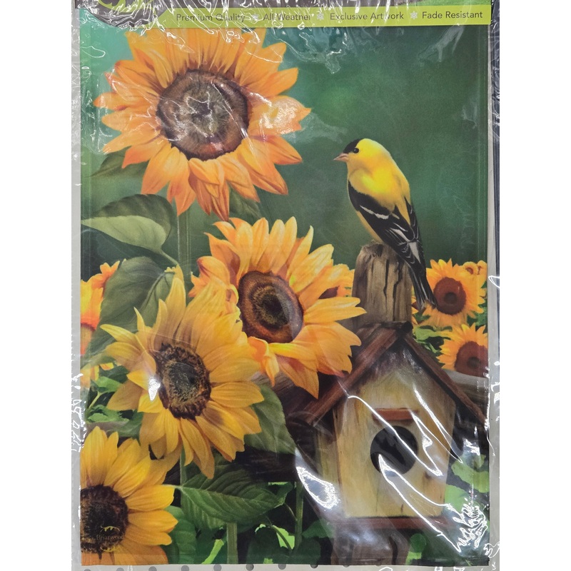 Goldfinch Garden Flag
