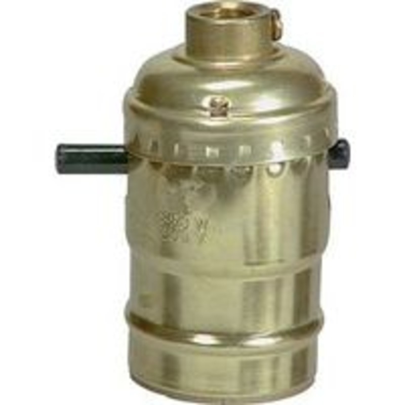Push Button Socket for Lamps and Fans