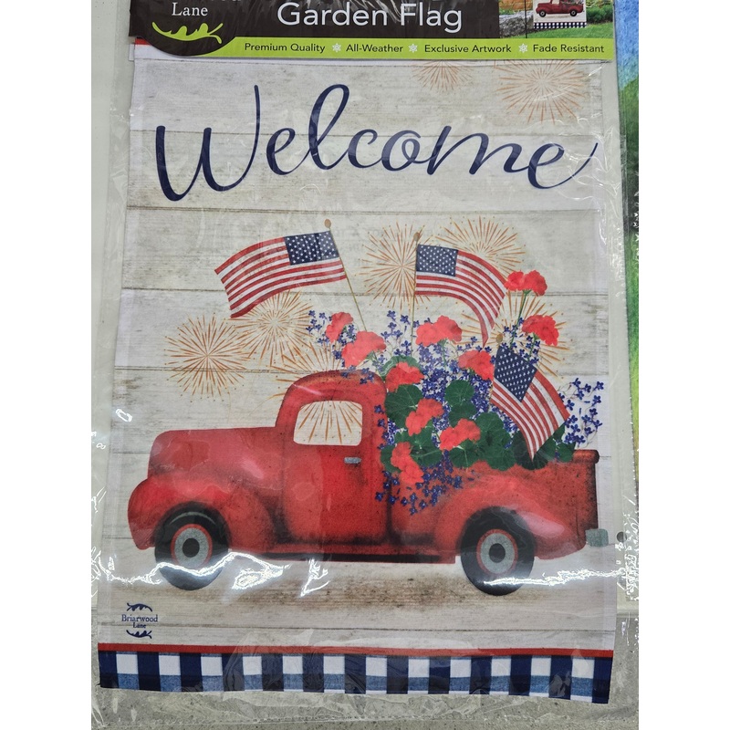Stars and Stripes Truck Flag