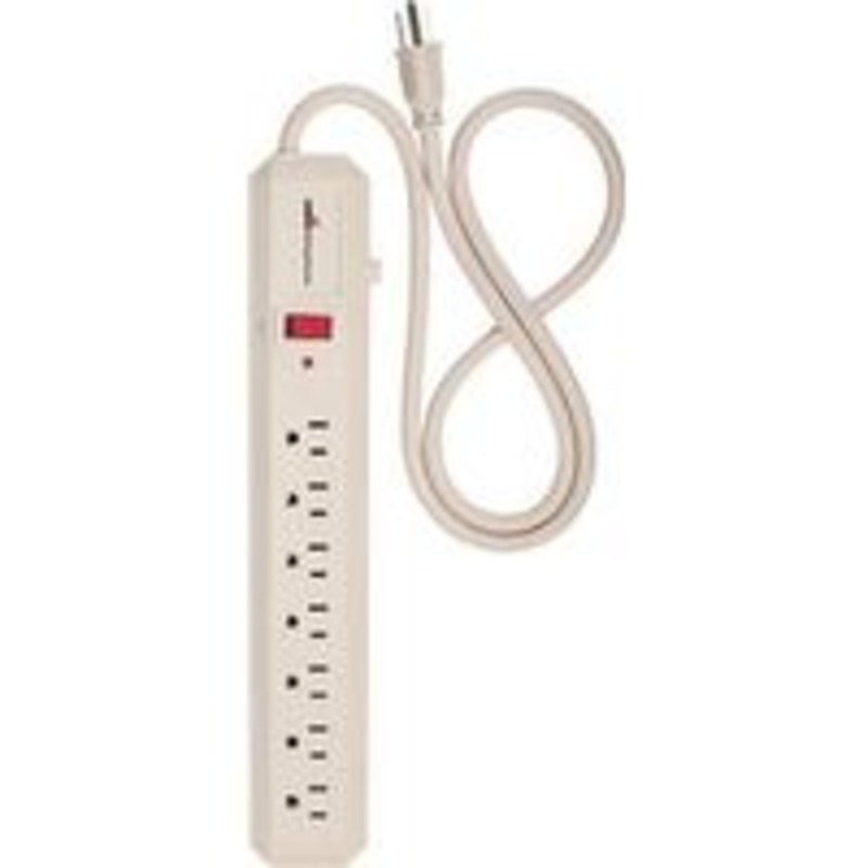 Strip Surge 7 Outlet 170 Joules 4′ Power Strip