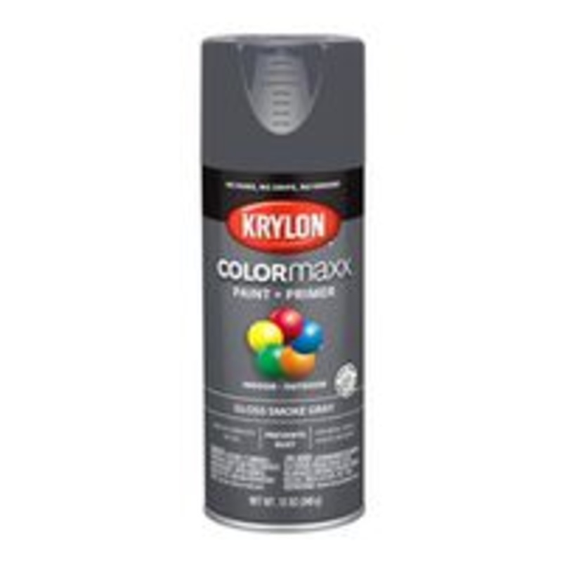 12 oz Gray Gloss Enamel Spray Paint (1.08 lbs)