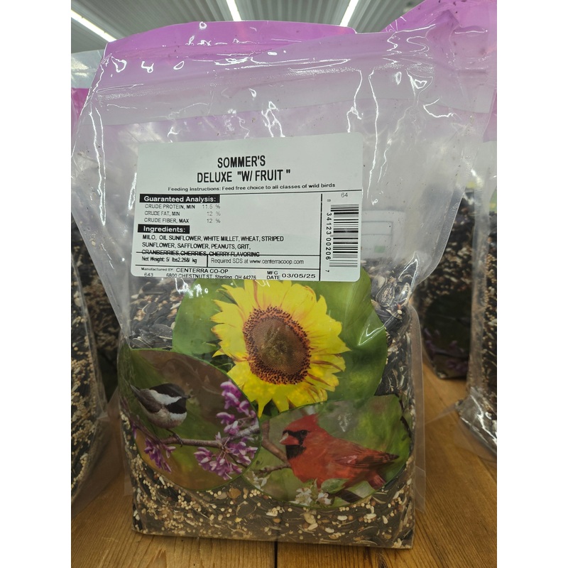 5 lb Deluxe Wild Bird Feed with Fruit