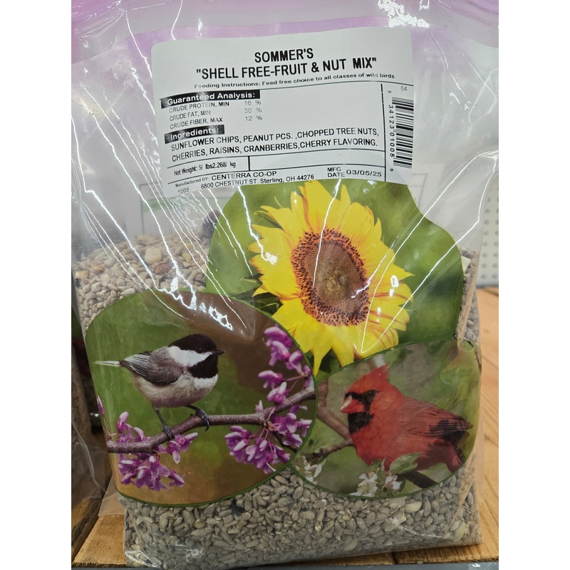 5 lb Nut and Fruit Mix for Wild Birds (5 lbs)