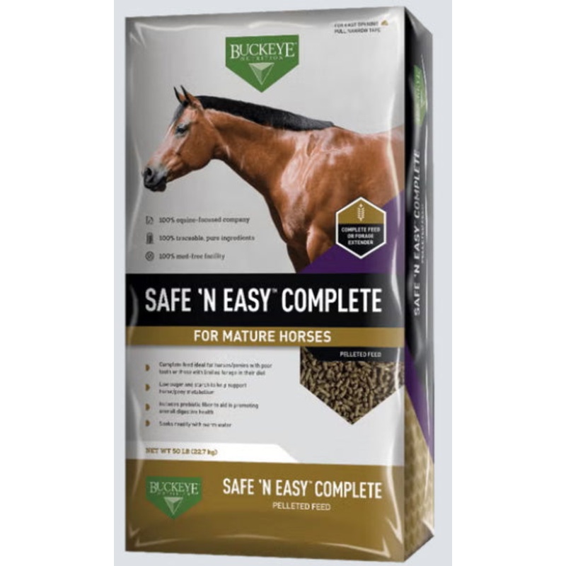 Buckeye Safe Complete Horse Feed (50 lbs)