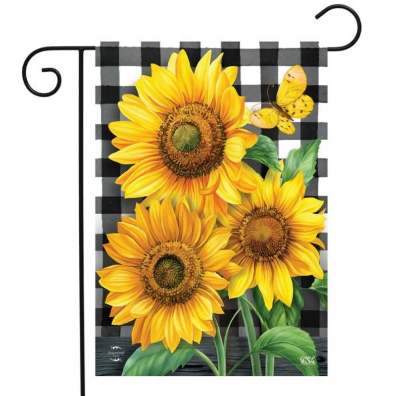 Checker Sunflower Flag