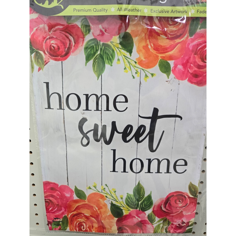Farmhouse Garden Flag for Wild Birds and Feeders