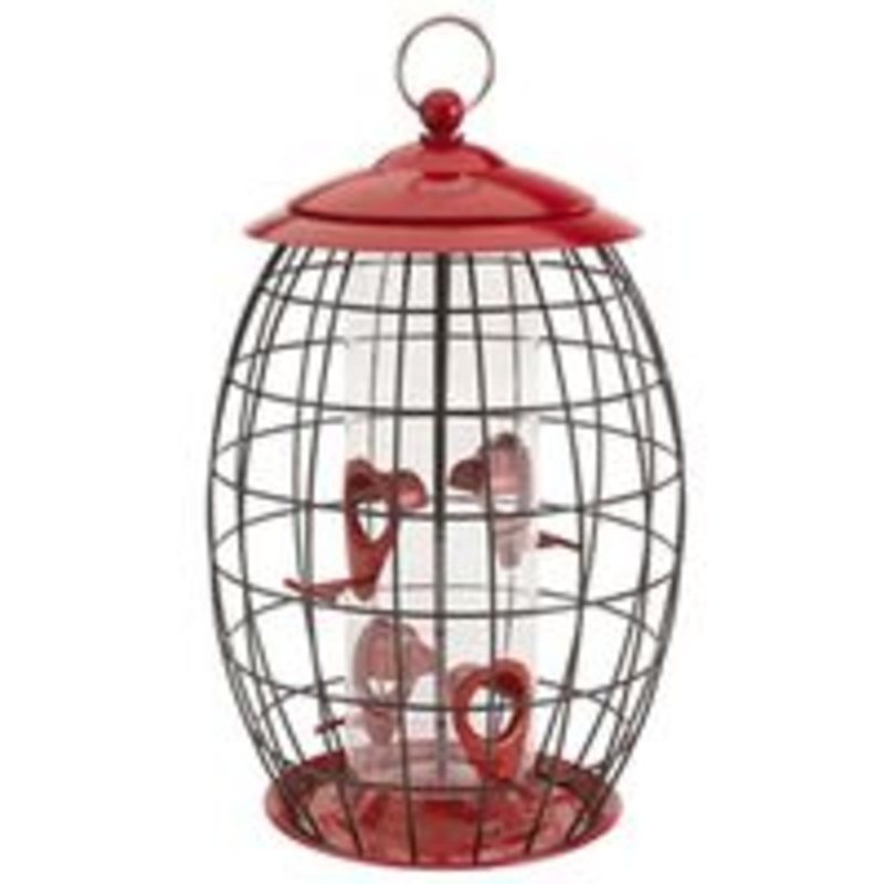 Feeder Bird 4-Port Red