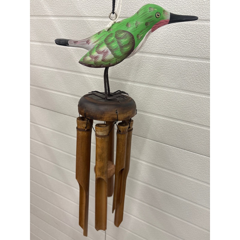 Hummingbird Bamboo Wind Chime