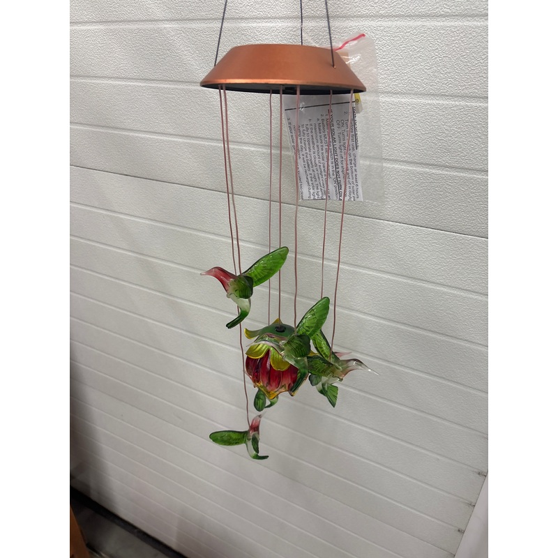 Hummingbird Solar Wind Chime