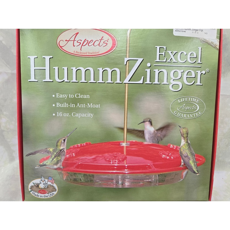 HummZinger Excel 16 oz Hummingbird Feeder
