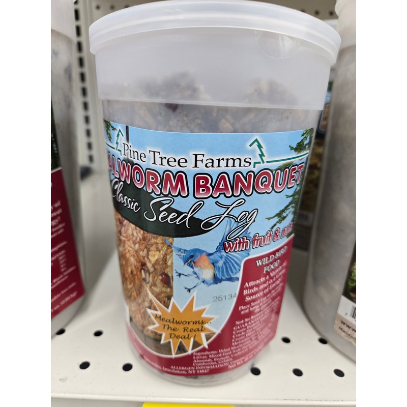 Mealworm Seed Log – 28 oz