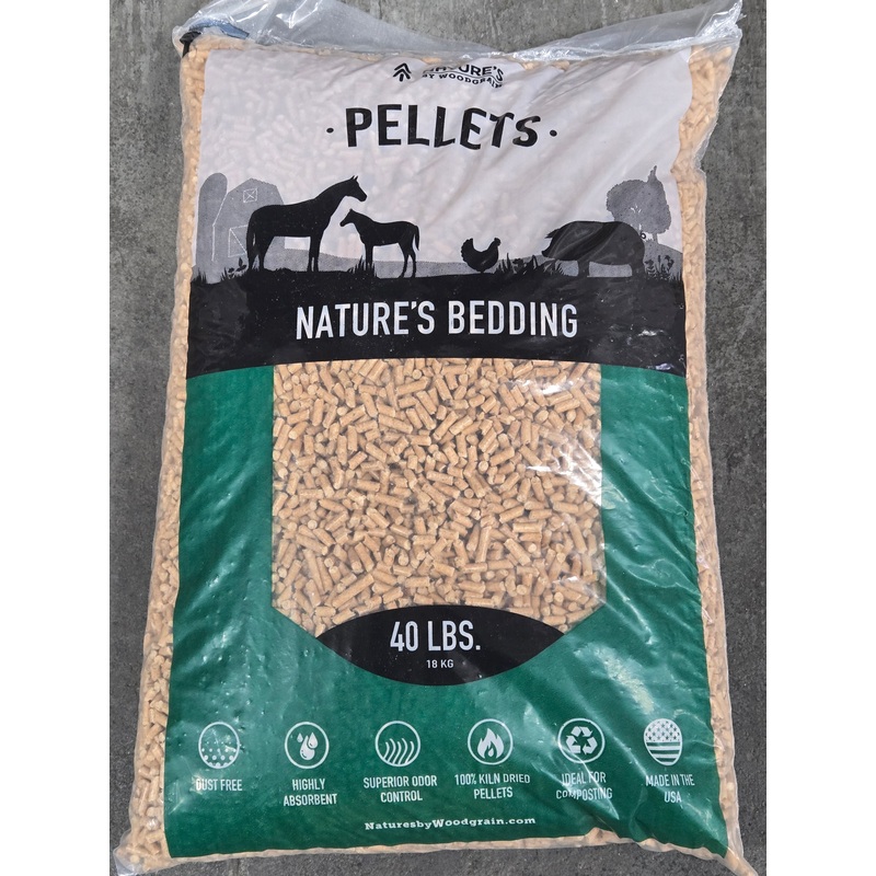 Pelleted Animal Bedding (43 lbs)