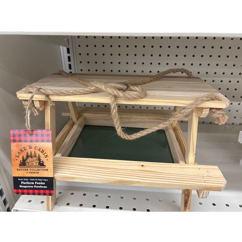 Picnic Table Bird Feeder