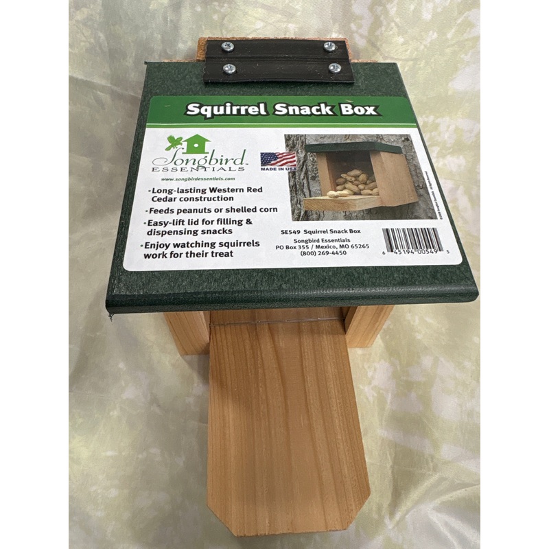 Squirrel Snack Box for Wild Birds